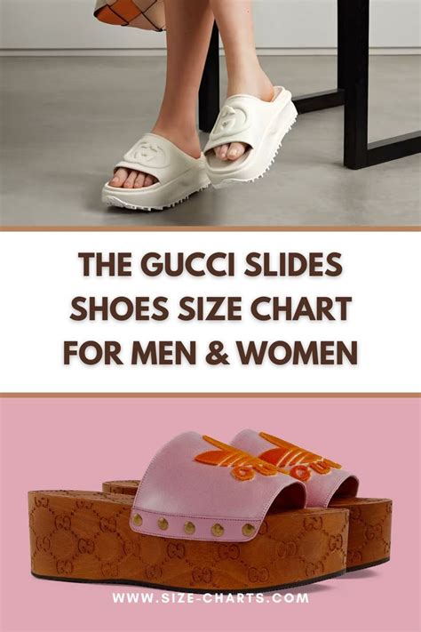 how many inches is the webbed gucci slide|Gucci Slides Size Chart and Fitting.